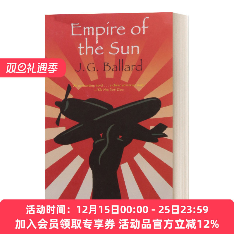 英文原版小说 Empire of the Sun 太阳帝国 英文版 进口英语原版书籍