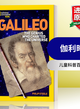 伽利略 英文原版 Galileo 美国国家地理名人传记World History Biographies儿童科普百科 英文版 进口英语原版书籍