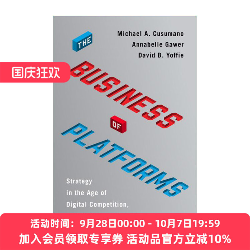 英文原版 The Business of Platforms 商业平台 数字竞争 创新和权力时代的战略 精装 英文版 进口英语原版书籍