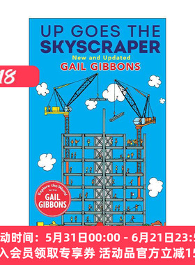 英文原版 Up Goes the Skyscraper New & Updated 摩天大楼拔地而起 儿童建筑科普百科绘本 盖尔吉本斯 英文版 进口英语原版书籍