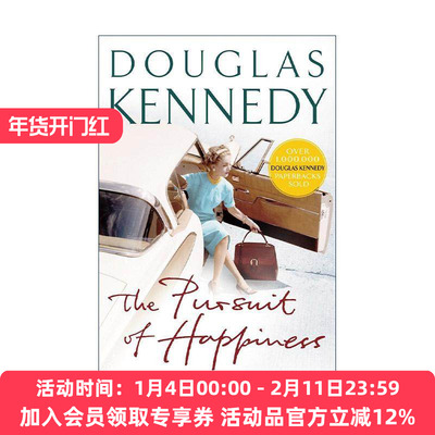 英文原版 The Pursuit Of Happiness 追逐幸福 道格拉斯·肯尼迪 畅销浪漫小说 英文版 进口英语原版书籍