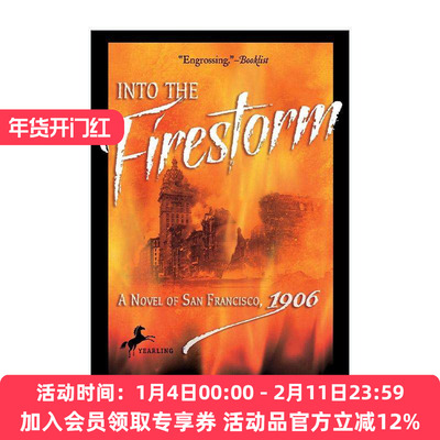 英文原版 Into the Firestorm 烈火风暴 1906年的旧金山历史小说 Deborah Hopkinson 英文版 进口英语原版书籍