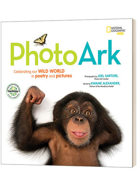 英文原版 National Geographic Kids Photo Ark Limited Earth Day Edition 国家地理儿童版百科书 照片方舟地球日限量版 英文版