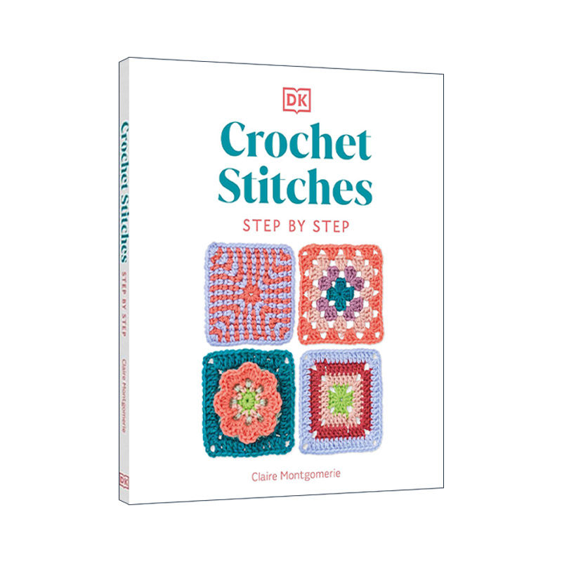 钩针编织步骤 英文原版 Crochet Stitches Step-by-Step 150多种基本针法 精装 英文版 进口英语原版书籍