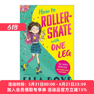 英文原版 How To Roller-Skate with One Leg 如何用一条腿滑旱冰 儿童章节桥梁书 英文版 进口英语原版书籍