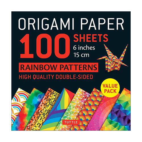 英文原版 Origami Paper Rainbow Patterns 6
