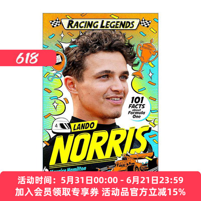 F1赛车手传奇 兰多·诺里斯 英文原版 Racing Legends Lando Norris 年度至佳英国车手 英文版 进口英语原版书籍