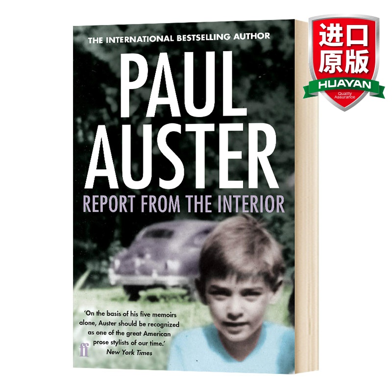 内心的报告 英文原版 Report from the Interior 保罗奥斯特 Paul Auster 英文版进口原版英语书籍
