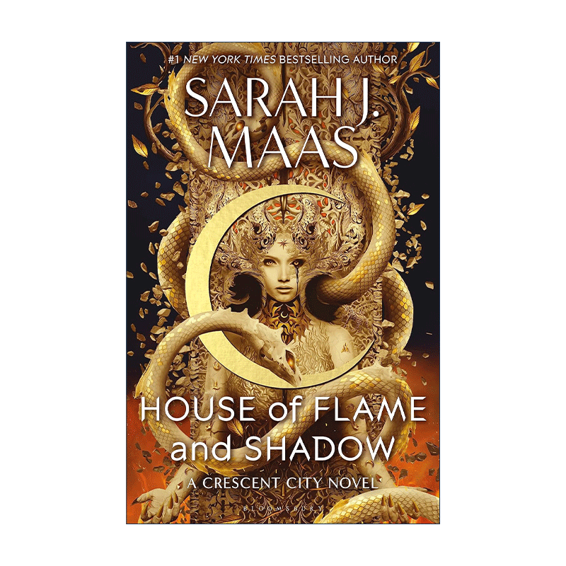 英文原版House of Flame and Shadow新月城市系列3焰影之屋 火焰与阴影之屋 玻璃王朝仙灵王庭纪系列作者萨拉J马拉斯 进口英语书籍