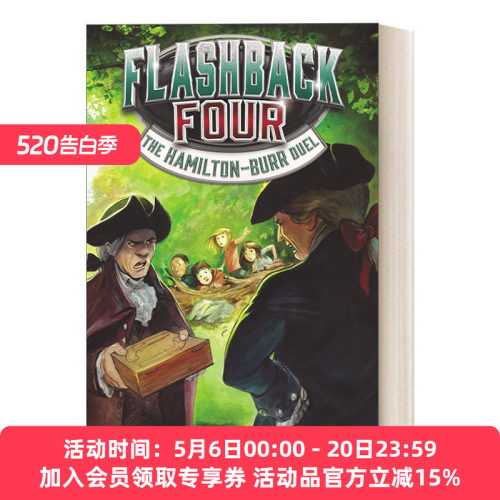 英文原版 Flashback Four 4 The Hamilton-Burr Duel 闪回四部曲4 伯尔 汉密尔顿决斗 英文版 进口英语原版书籍