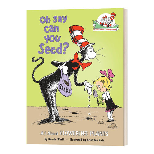 英文原版 Oh Say Can You Seed Flowering Plan 苏斯博士 戴帽子的猫图书馆 开花植物 英文版 进口英语原版书籍