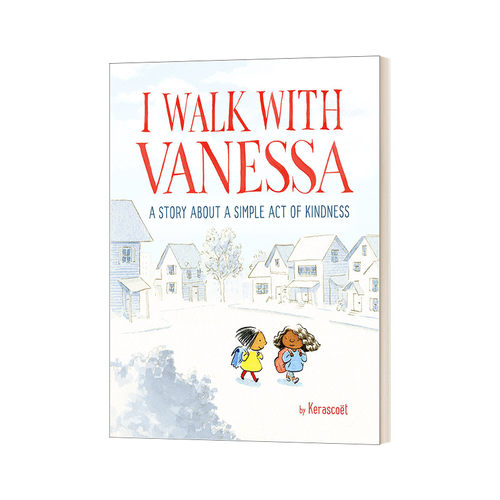 我和瓦妮莎一起走 英文原版 I Walk with Vanessa 儿童绘本 精装 英文版 进口英语原版书籍