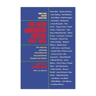 书籍 1960 Allen Donald 新美国诗歌选集 进口英语原版 The New American 英文原版 Poetry 英文版 1945