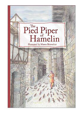 英文原版 The Pied Piper of Hamelin 哈梅林的吹笛人 花衣魔笛手 经典童话故事改编插图版 英文版 进口英语原版书籍