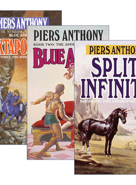 英文原版小说 Apprentice Adept Series 3册 Piers Anthony皮尔斯·安东尼 动作冒险小说 英文版 进口英语原版书籍