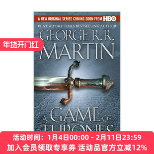 英文原版 A Game of Thrones A Song of Ice and Fire Book 1 冰与火之歌1 权力的游戏 英文版 进口英语原版书籍
