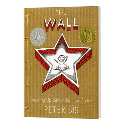 英文原版绘本 The Wall Growing Up Behind the Iron Curtain 墙 在铁幕后面长大 精装 英文版 进口英语原版书籍