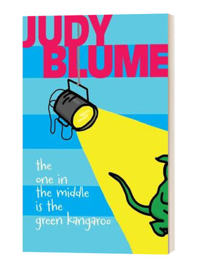 中间的绿色袋鼠 英文原版绘本 The One in the Middle Is the Green Kangaroo 三胎家庭的二孩处境 Judy Blume儿童章节书 进口书籍