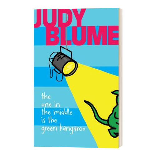 中间的绿色袋鼠 英文原版绘本 The One in the Middle Is the Green Kangaroo 三胎家庭的二孩处境 Judy Blume儿童章节书 进口书籍