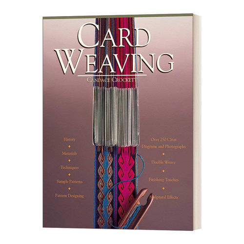 英文原版 Card Weaving 卡织 Candace Crockett 纤维艺术与纺织品 英文版 进口英语原版书籍