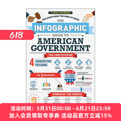 英文原版 The Infographic Guide to American Government 图解美国政府 英文版 进口英语原版书籍