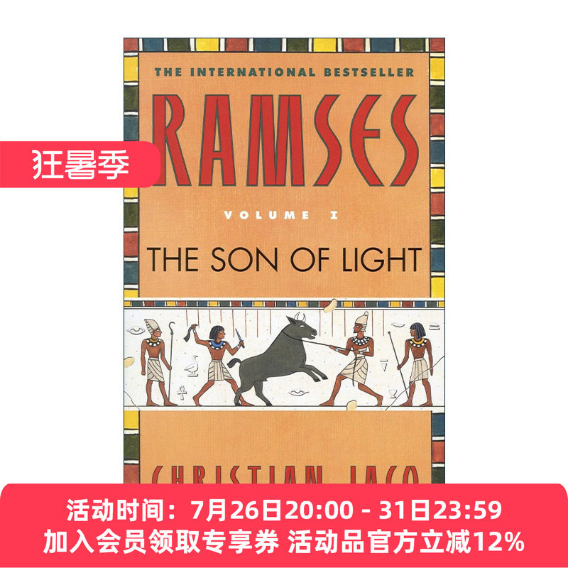 英文原版 Ramses Volume I 光明之子 拉美西斯五部曲之一 克里斯蒂安·贾克 英文版 进口英语原版书籍
