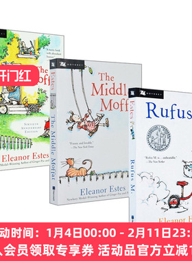 英文原版 Eleanor Estes 纽伯瑞奖作家 3册 儿童文学 少儿课外读物小说 Middle Moffat/Rufus 英文版 进口英语原版书籍