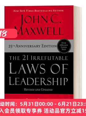 英文原版 The 21 Irrefutable Laws of Leadership 领导力21法则 追随这些法则 人们就会追随你 英文版 进口英语原版书籍