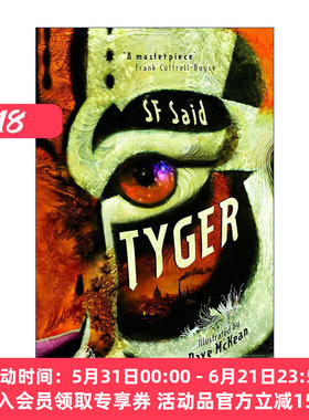 英文原版 Tyger 虎 2023英国图书奖年度图书 战斗蓝猫作者SF Said 卡内基奖提名 英文版 进口英语原版书籍
