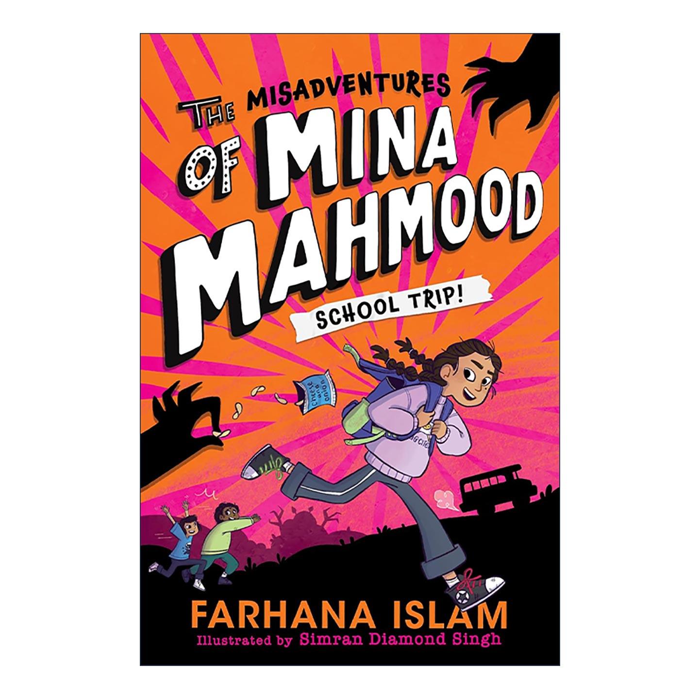 英文原版 The Misadventures of Mina Mahmood 米娜的不幸冒险 儿童校园冒险插图小说 英文版 进口英语原版书籍