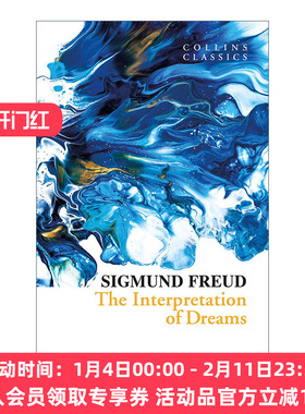 梦的解析 弗洛伊德 英文原版 Collins Classics — The Interpretation Of Dreams 柯林斯文学经典系列 英文版 进口英语原版书籍