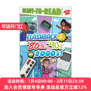 英文原版 Flashback to the'80's '90s and 2000s 闪现80 90 2000年代 3合1 精装 Ready-to-Read Level 2 准备读分级阅读 英文版