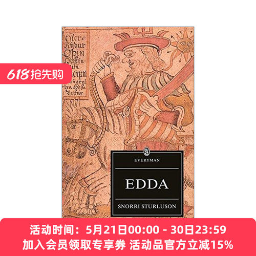 埃达 英文原版 Edda 冰岛 北欧神话与传说 Snorri Sturluson 英文版 进口英语原版书籍