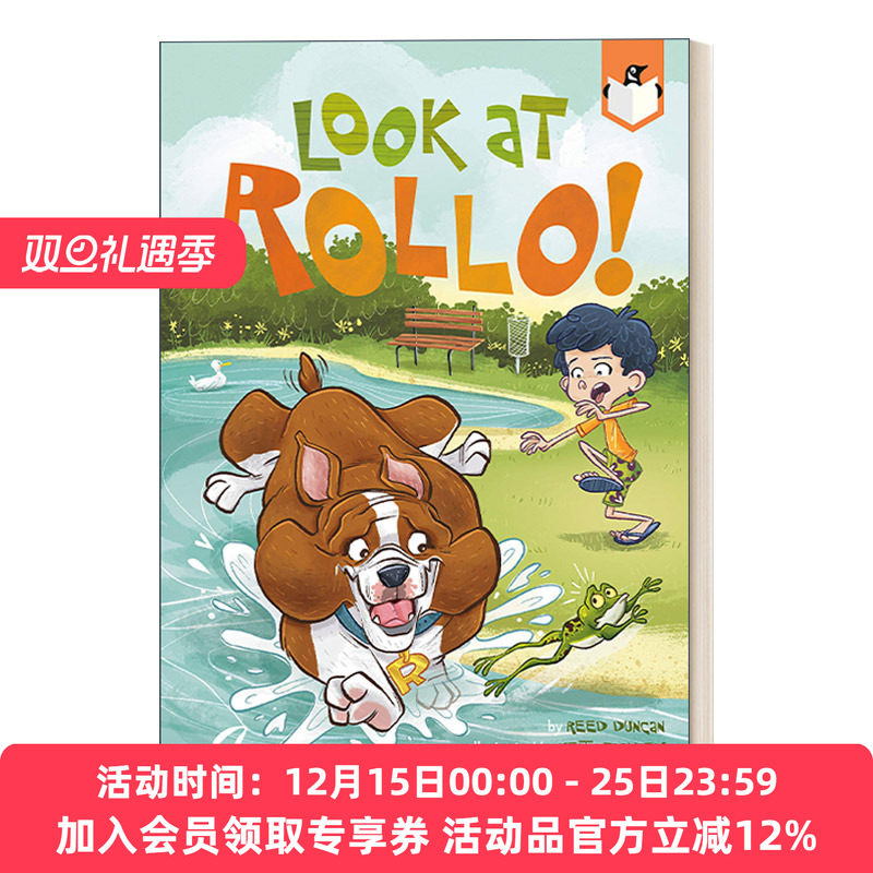 英文原版 Look at Rollo!  看罗洛！ 兰登儿童幽默桥梁章节书 全彩插画 Reed Duncan 英文版 进口英语原版书籍