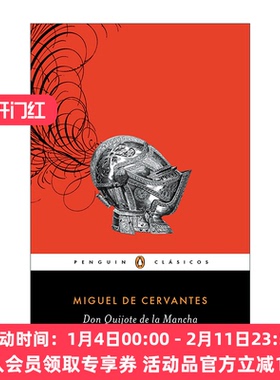 西班牙语原版 Don Quijote de la Mancha Don Quixote 堂吉诃德 企鹅经典 西班牙语版 塞万提斯 Miguel De Cervantes 进口原版书籍