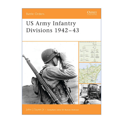 英文原版 US Army Infantry Divisions 1942–43 二战美国步兵师1942-1943 作战序列系列 英文版 进口英语原版书籍
