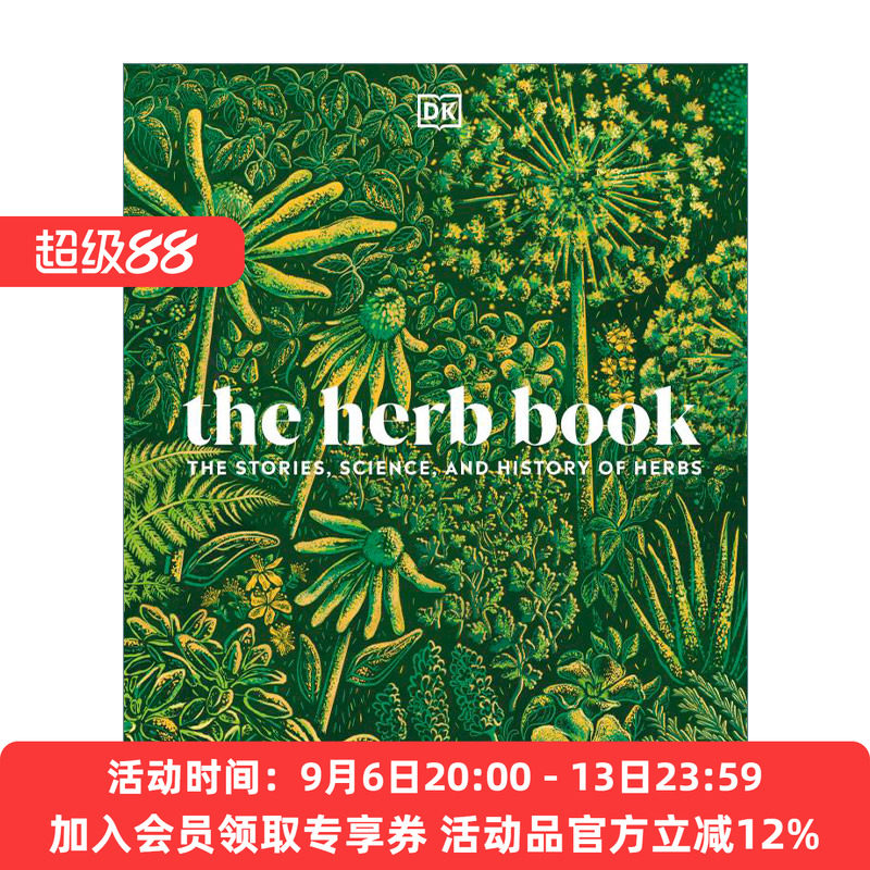 英文原版 The Herb Book DK草药之书 科普百科 中草药 精装 英文版 进口英语原版书籍