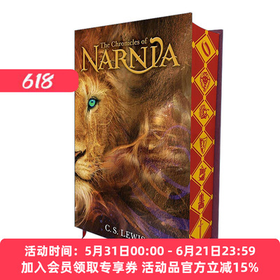 英文原版 The Chronicles of Narnia 纳尼亚传奇7合1 豪华精装刷边版 英文版 进口英语原版书籍