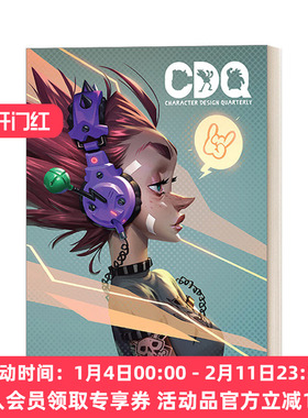 英文原版 Character Design Quarterly 22 CDQ角色设计季刊22 绘画插画游戏动漫3D建模进口画册 英文版 进口英语原版书籍