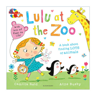 the 进口英语原版 英文原版 书籍 英文版 Lulu Lulu系列 露露动物园之旅 Zoo