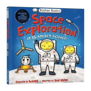 Exploration 科学书 Basics 好玩 认知太空科学科普绘本 进口原版 英文原版 英文版 太空探索 英语书籍 Basher 揭秘太空知识 Space