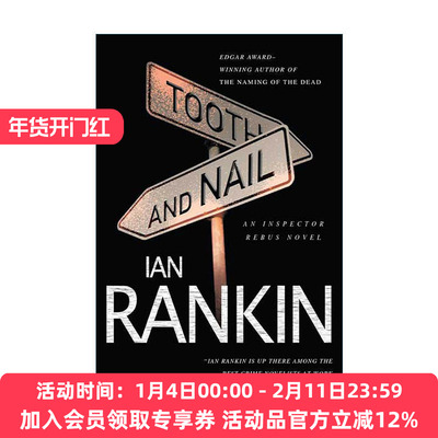 英文原版 Tooth and Nail 艺术谋杀 探长雷布思系列3 伊恩·兰金 英文版 进口英语原版书籍