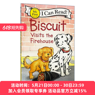 英文原版 Biscuit Visits the Firehouse 小饼干狗参观消防站 My First I Can Read 分级阅读 英文版 进口英语原版书籍