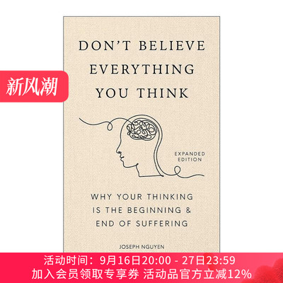 英文原版 Don'T Believe Everything You Think 不要相信你所想的一切 扩展板 英文版 进口英语原版书籍