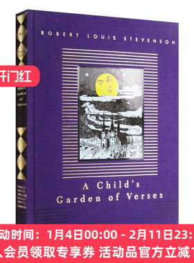 一个孩子的诗园 英文原版 A Child's Garden Of Verses 史蒂文森 Everyman精装版 英文版 进口英语原版书籍