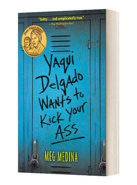 英文原版 Yaqui Delgado Wants to Kick Your Ass 雅基·德尔加多想揍你一顿 青少年自尊成长小说 校园 英文版 进口英语原版书籍