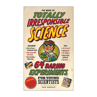 英文原版 The Book of Totally Irresponsible Science 科学之书 为年轻科学家准备的64个大胆实验 精装 STEM 进口英语原版书籍