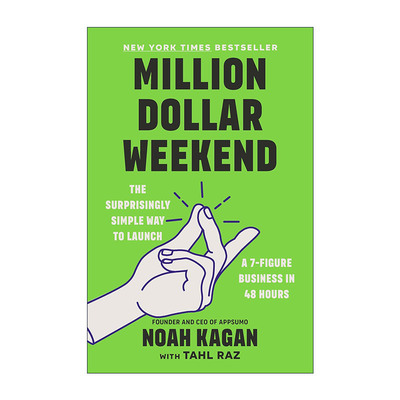 百万美元周末 英文原版 Million Dollar Weekend 教你如何在两天时间开启七位数大生意 英文版 进口英语原版书籍