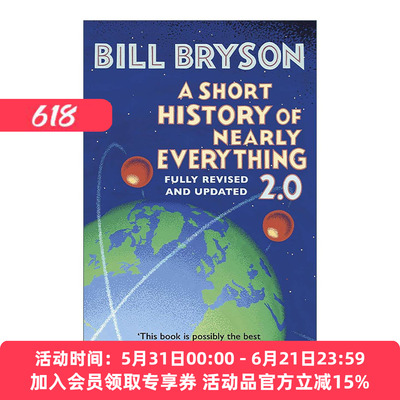 英文原版 A Short History of Nearly Everything 2.0 比尔布莱森 万物简史2 英文版 进口英语原版书籍
