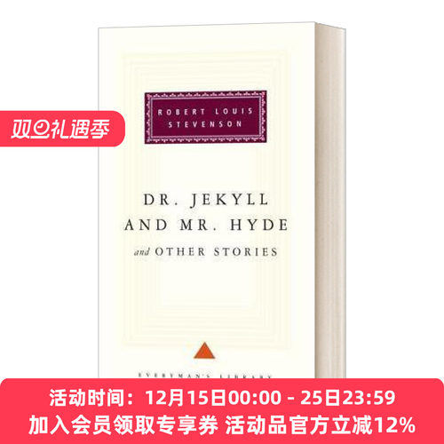 英文原版小说 Dr Jekyll And Mr Hyde 杰基尔博士和海德先生 人人图书馆精装收藏版 英文版 进口英语原版书籍